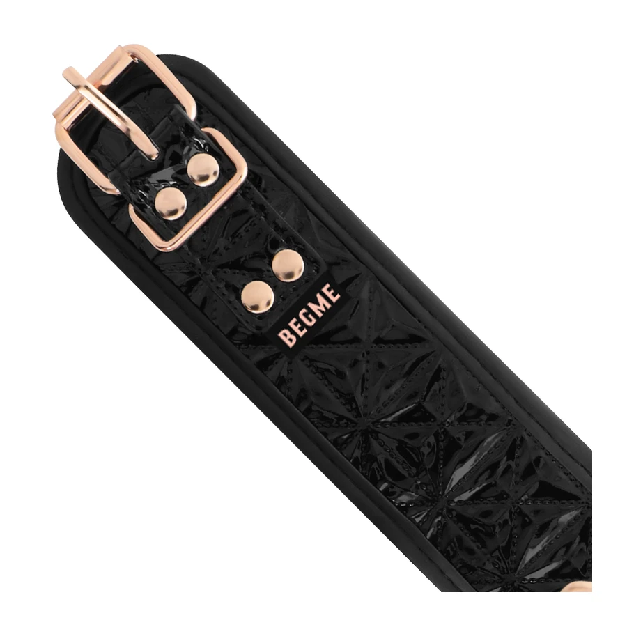 BEGME - BLACK EDITION PREMIUM COLLARE IN PELLE VEGANA